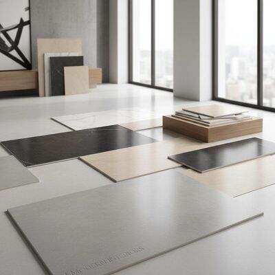 Satin Finish Ceramic Tiles in Various Sizes Offering Scratch Resistant Surface for Modern Interiors