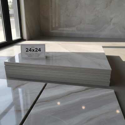 Polished Tile Type 24x24 Inches Home Building Materials Flooring and Wall Tiles Suitable for Residential Building Projects