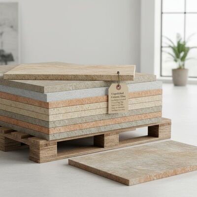 Unpolished Ceramic Tiles Insulation Included Approximately 2.5 to 3.5 Kg Per Tile and Easy to Maintain Surface Covering