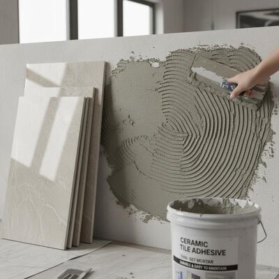 Ceramic Wall Tiles Home Building Materials Thin-set Mortar Or Adhesive Installation Method Durable and Easy to Maintain for Residential Walls