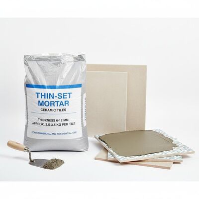 Thin-set Mortar Ceramic Tiles Thickness 6-12 Mm Approximately 2.5-3.5 Kg Per Tile Designed for Commercial and Residential