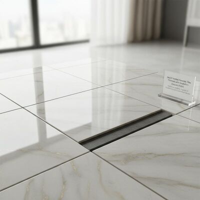 24x24 Inches Ceramic Tiles Polished with Insulation Elegant Finish Enhances Aesthetic Appeal of Residential and Commercial Spaces