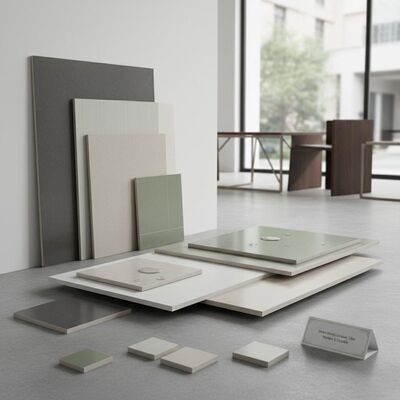 Satin Finish Ceramic Tiles in Various Sizes Offering Scratch Resistant Surface for Modern Interiors