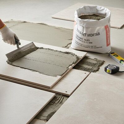 Thin-set Mortar Ceramic Tiles Thickness 6-12 Mm Approximately 2.5-3.5 Kg Per Tile Designed for Commercial and Residential