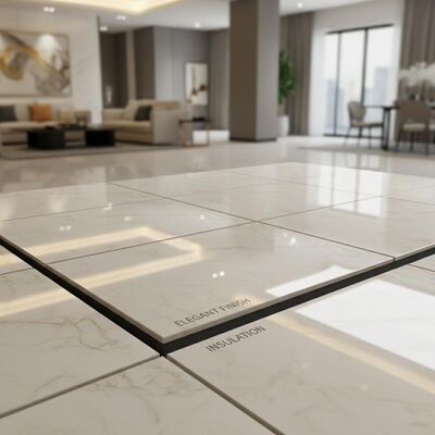24x24 Inches Ceramic Tiles Polished with Insulation Elegant Finish Enhances Aesthetic Appeal of Residential and Commercial Spaces